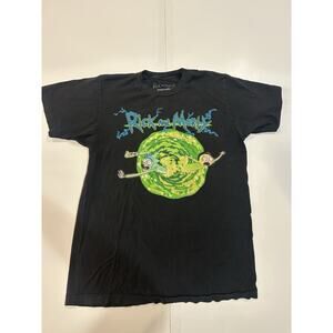 Rick and Morty T-Shirt “Sucked into Portal” Size Medium Official Adult Swim